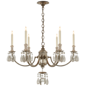 Elizabeth Chandelier Retro candlestick Chandelier polyhedral crystal Ceiling Lamp for entryway living room dining room