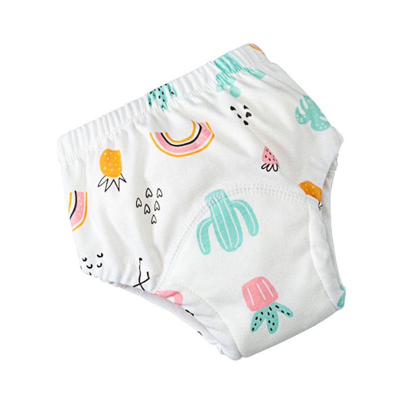 OEM elastic waistband waterproof swimming shorts cotton cloth washable newborn cloth diapers