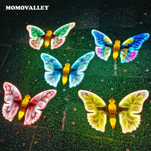 Colours Led Lighted Butterfly Patio Lights Landscape Decorations For Weddings Celebrations Theme Parties Summer Music Festivals