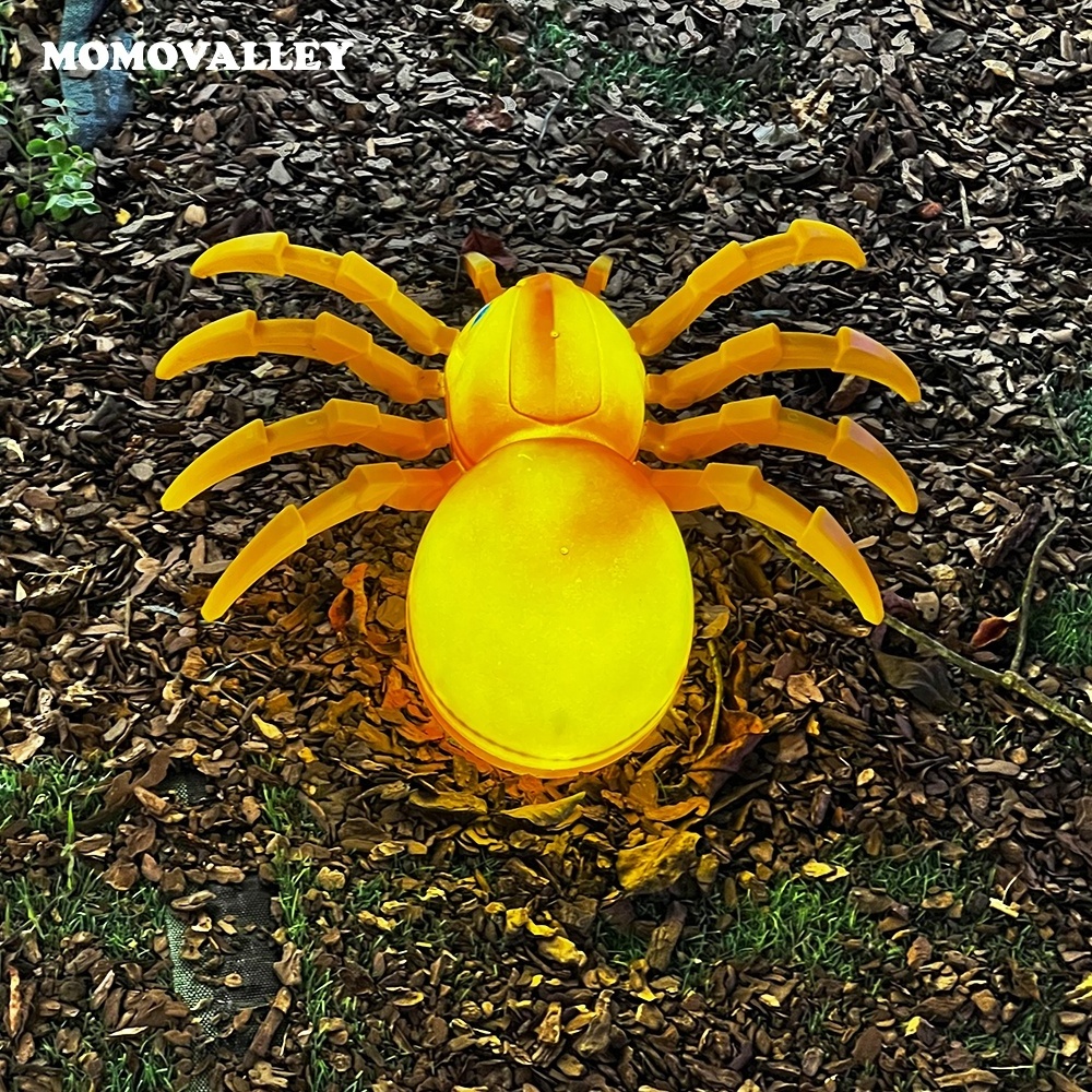 Outdoor 6W 12V glowing animal Red blue halloween decorative led spider light for yards gardens porches shop lamp posts fences