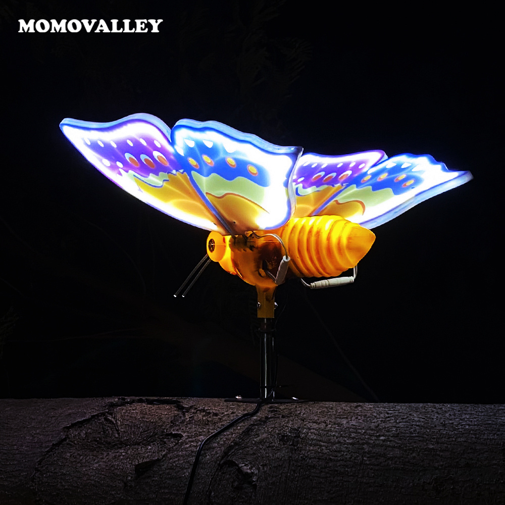 Outdoor 12v christmas motif lights decorative lighting landscape path lights butterfly with led movement