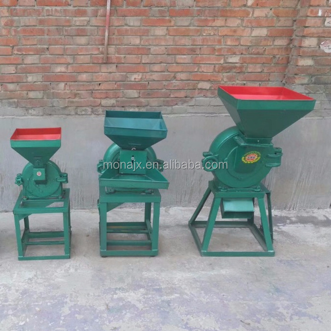 Portable Grain Flour Powder Grinder Corn Mill Grinding Machine Pulverizer Spice Milling Crushing Machine For Straw Corn