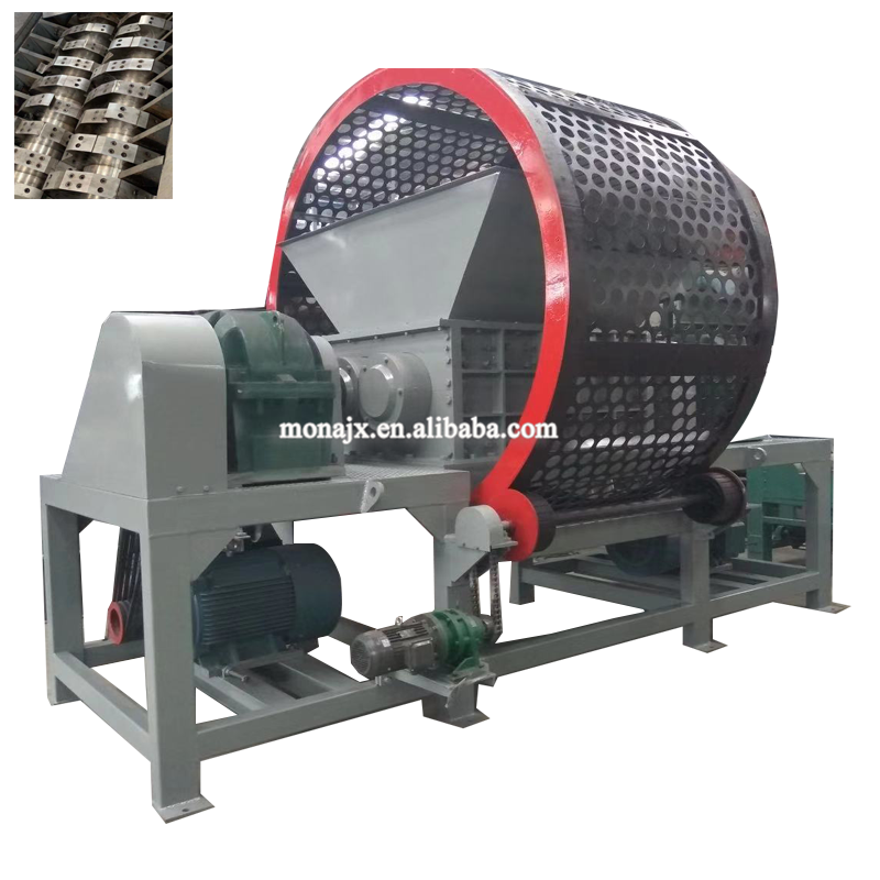 TPU Rubber Plastic Double Shaft Shredder Cutting Machine/Garbage,Plastic Rubber Shredder