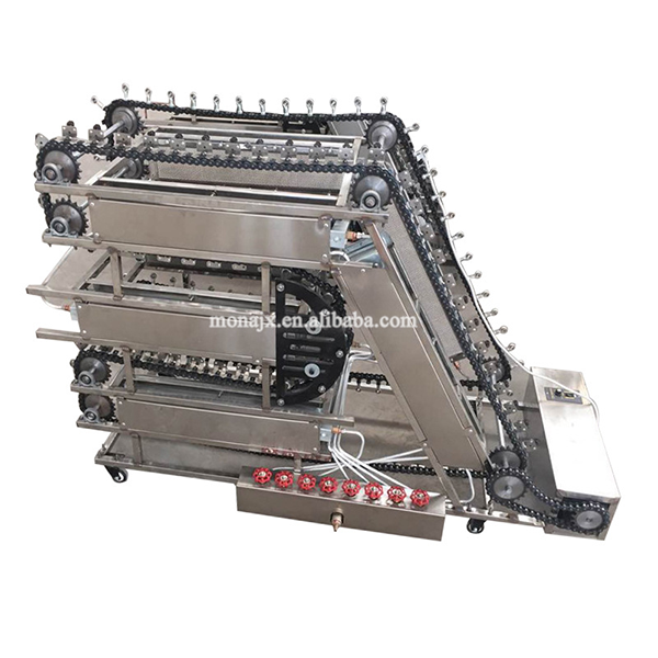 Wholesale price commercial gas rotary chain type charcoal grills/Stainless steel electric heating yakitori grill machine