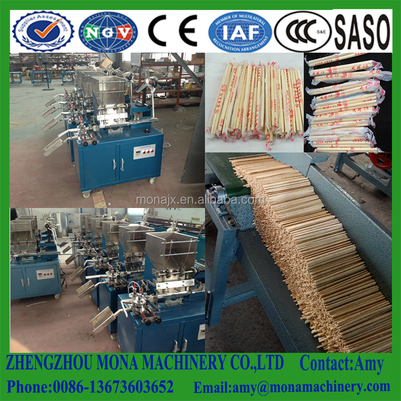 Disposable Wood Cutlery Machine Wood Spoon Packing Chopsticks Wrapping Machine Toothpick Packing Machine price