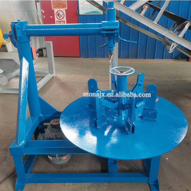 Old Tire Circle Cutting Recycling Machine waste tire tread sidewall cutter Machine Tire sidewall cutting machine price