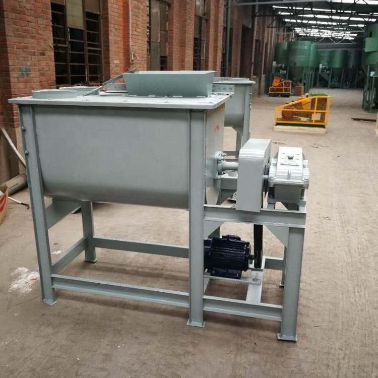 Horizontal Ribbon Mixer For Food Plastic Chemicals / Animal Feed Mixer/grain Seed Mixer