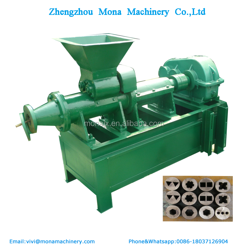 Hotsale Wood Charcoal Briquette Extrusion Machine Factory Lowest Price New type coal briquetting machine