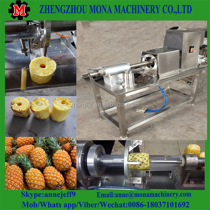 Automatic Pineapple Peeler Machinery Pineapple Peeling And Coring Machine