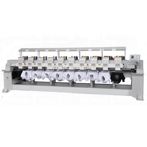 Single Head Computerized Embroidery Machine  Computer for T shirt logo label Embroidery Machine