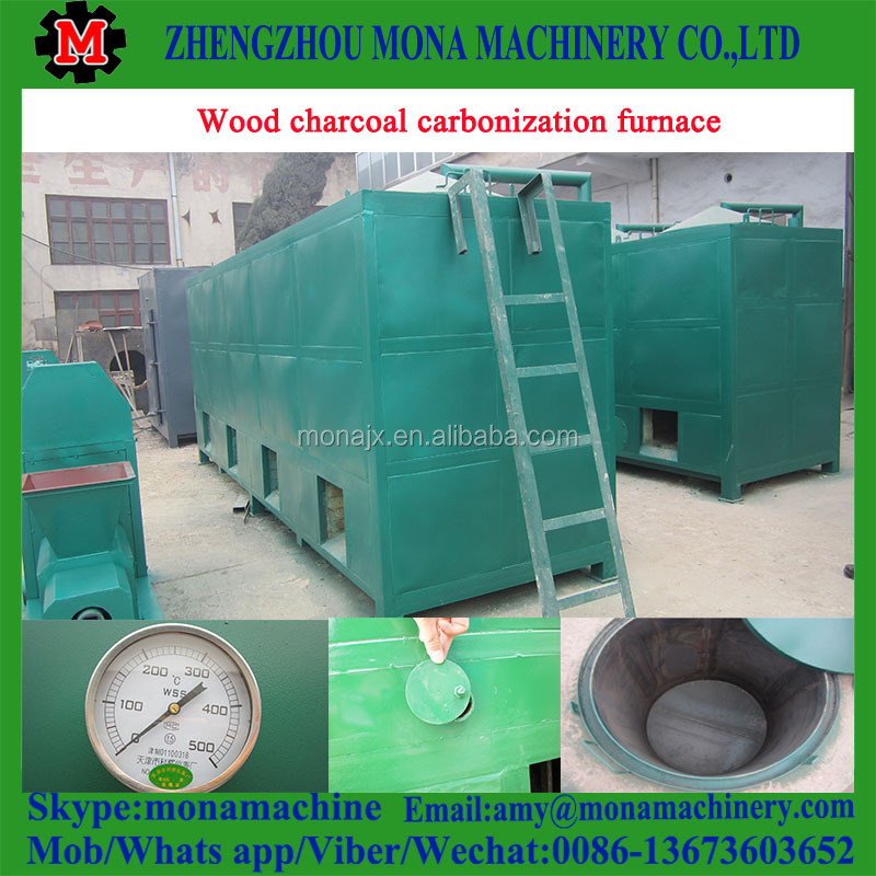 Fresh Wood Coal Carbonizing Furnace High Temperature Biochar Charcoal Retort Kiln price