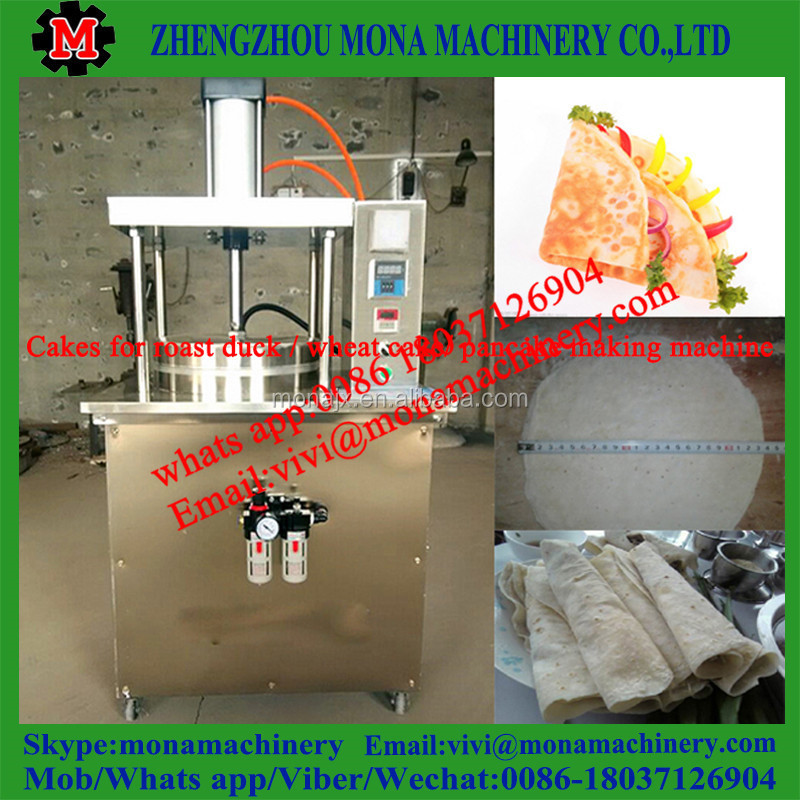 Mexican Chicken Roll Sheet Machine/ Flat Bread Making Machine/ Roast Duck Pancake Machine