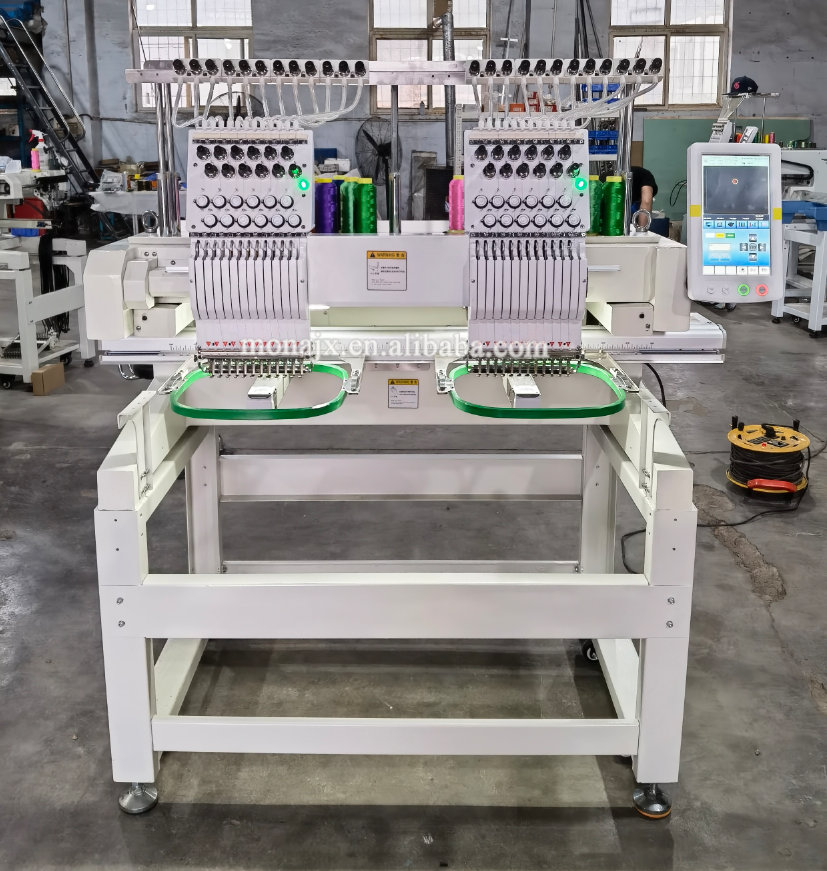 single head industrial two device flat and chenille mixed automatic chain stitch computer chenille embroidery machine price