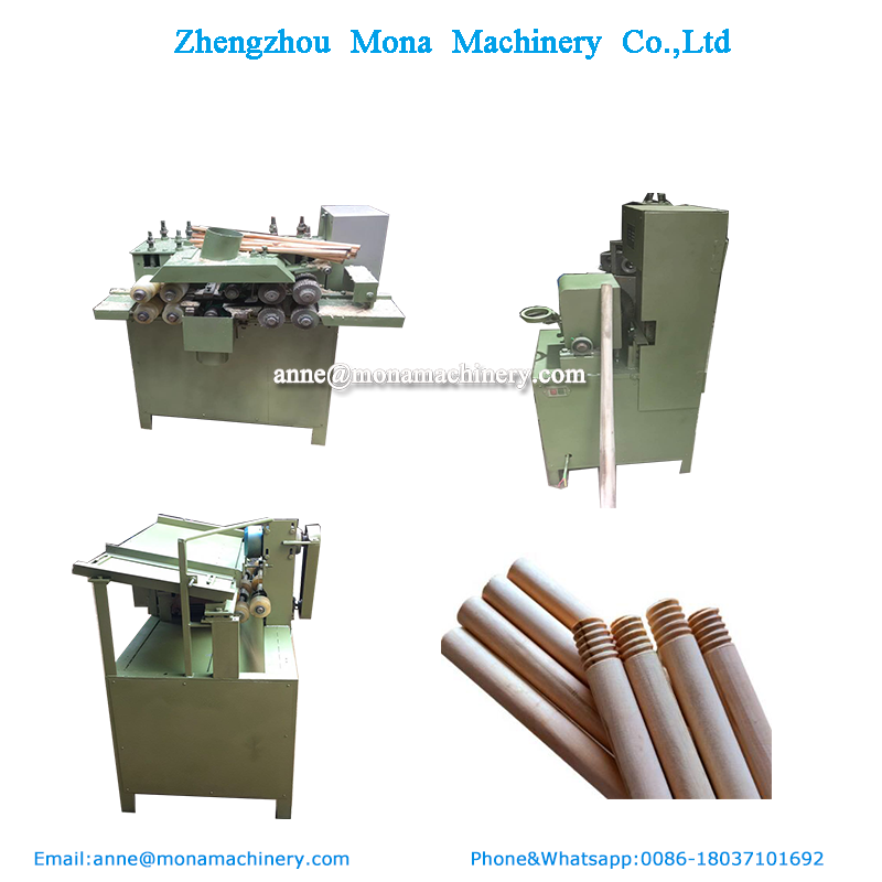 wooden Shovel handle Round shape Wood Rod Making Machine making wooden axe stick broom Brush handle automatic