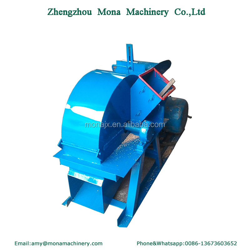 multifunctional pine waste wood branch chip poplar grind crusher machine with cyclone sawdust log wood crusher hammer mill