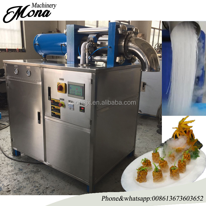 40-50kg/h Cheap Industrial Flake Ice Dry Machine With Molds Dry Ice Cube Pelletizer Dry Ice Pellet Maker