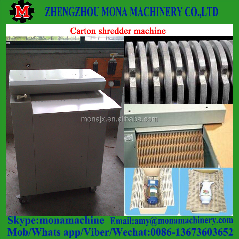 Hot Sale Cardboard shredding machine|Corrugated board shredder|Carton box cutting machine price with CE