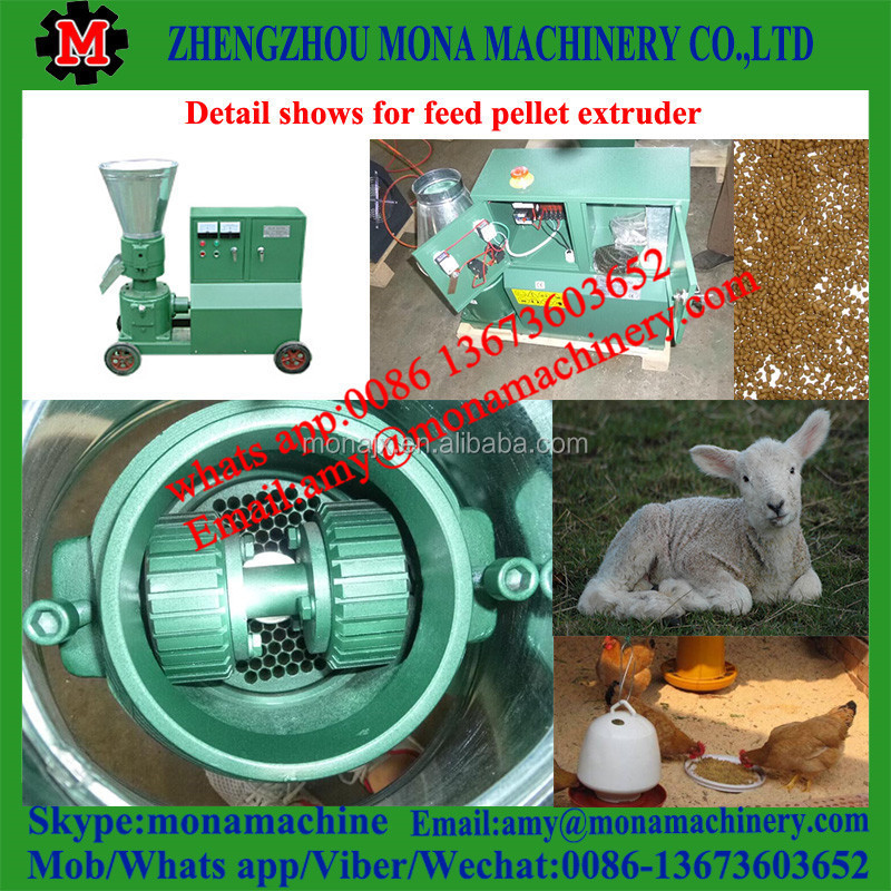 300-400Kg/h Animal Poultry Cow Pet Cattle Chicken Duck Rabbit Goat Feed Pellet Mill Pelletizer Maker Extruder Machine price