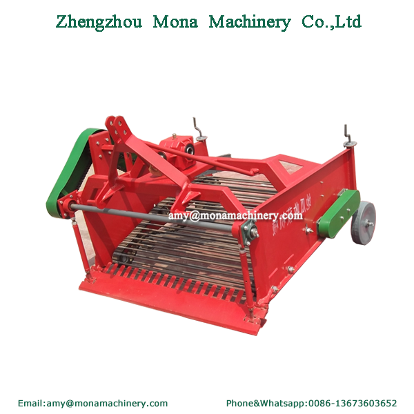 Farm Machinery 1 Row Potato Harvester Machine Onion Ginger Sweet Potato Harvester For Tractors