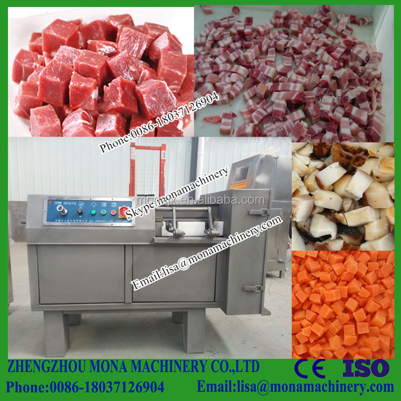 Commercial Fresh Beef Dice Cheese Cutter Cubic Chicken Dicer Frozen Meat Cube Cut Machine