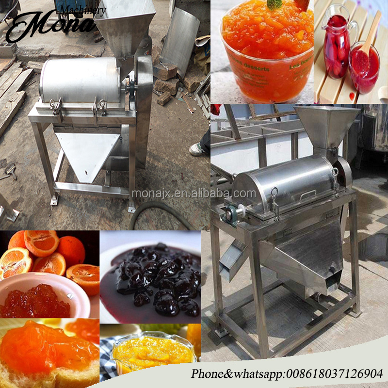 Stainless Steel Mango puree extractor/Fruit Pulp Juice Making Machine/Tomato Mango pulper