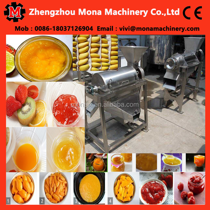 Stainless Steel Mango puree extractor/Fruit Pulp Juice Making Machine/Tomato Mango pulper