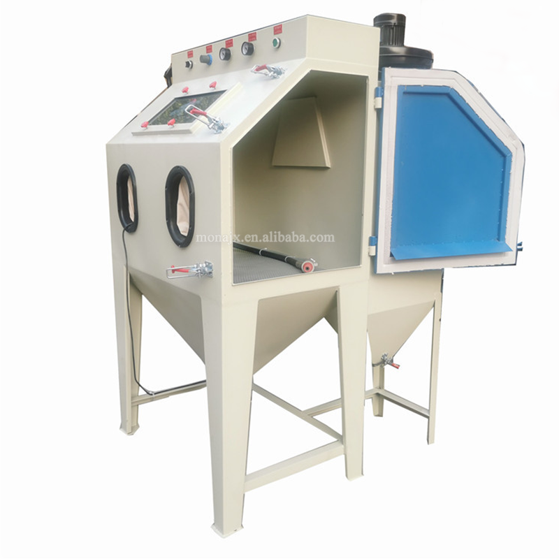 Promotional Automatic Sandblasting Machine Pressure Pot Portable Sandblaster Dry Sandblasting Cabinet For Sale