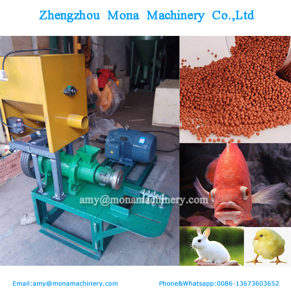 Goat Feed Pellet Making Machine Fish Extruder Pet Food Floating Fish Feed Machine price