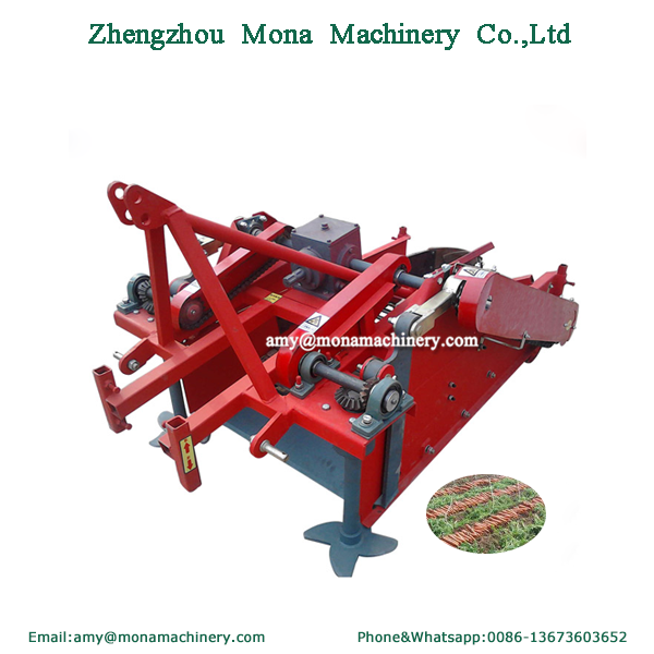 Farm Machinery 1 Row Potato Harvester Machine Onion Ginger Sweet Potato Harvester For Tractors