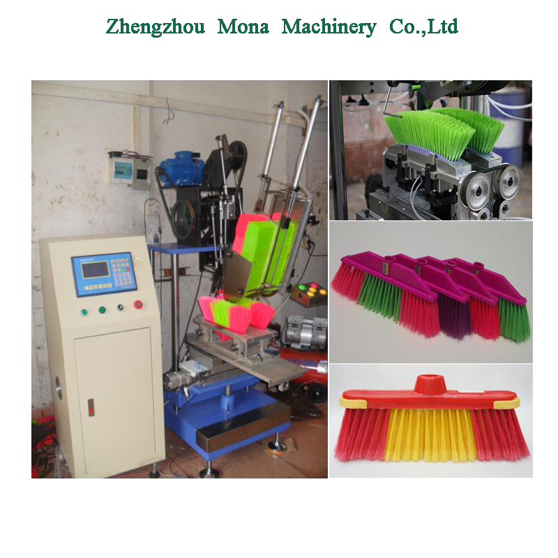 High Speed 5 Axis 3 Heads Cnc Drilling And Tufting Brush Making Machine/broom Making Machine (2 Drilling And 1 Tufting)