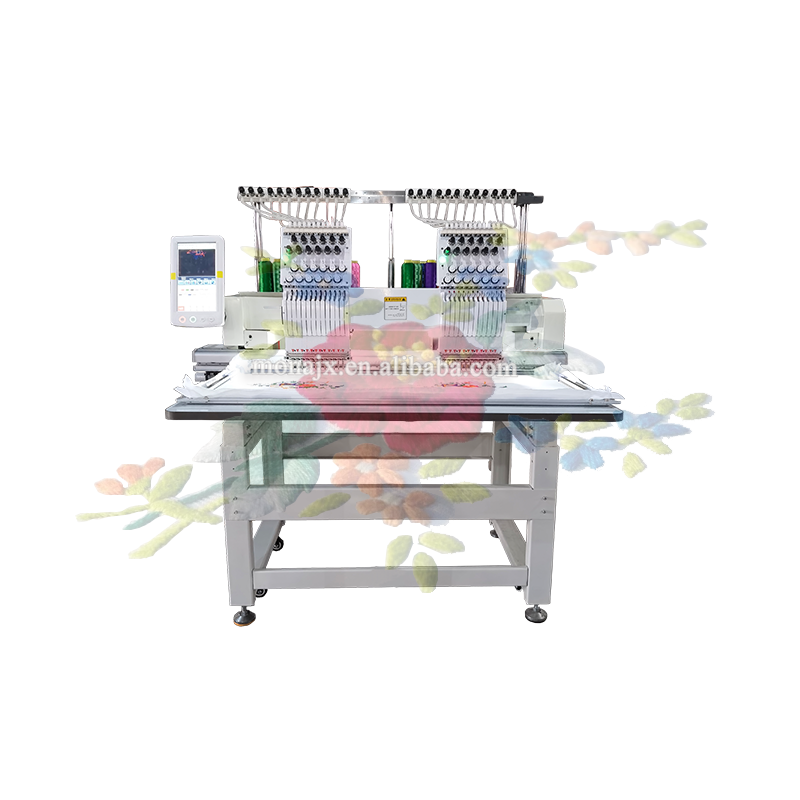 single head industrial two device flat and chenille mixed automatic chain stitch computer chenille embroidery machine price