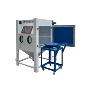 Promotional Automatic Sandblasting Machine Pressure Pot Portable Sandblaster Dry Sandblasting Cabinet For Sale