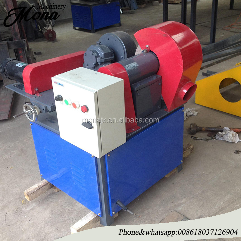 Round rod pipe tube polishing machine for mirror effect