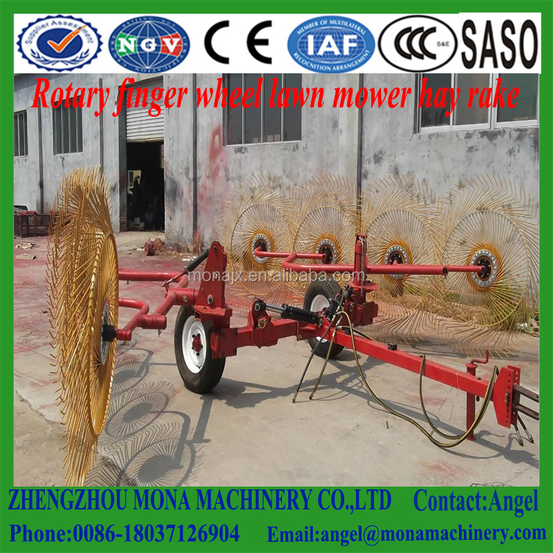 Competitive price finger wheel hay rake (manufacture)