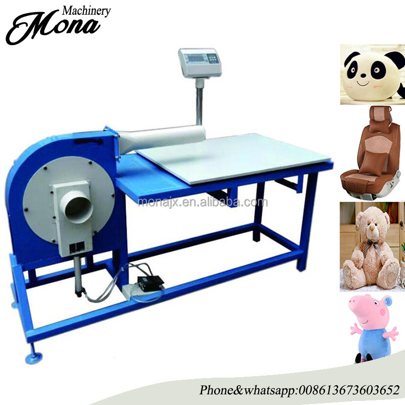 Automatic Ball Fiber Pillow Filling Cushion Stuffing Machine Wool Fiber Carding Machine price