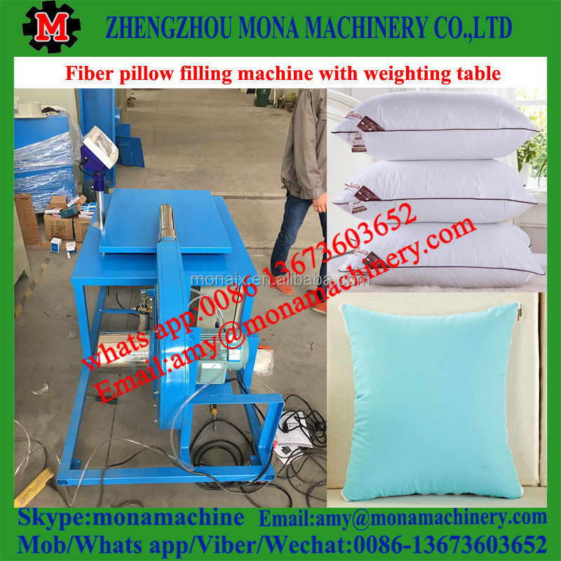 New Arrival Factory price pillow making machine with scale table for sale