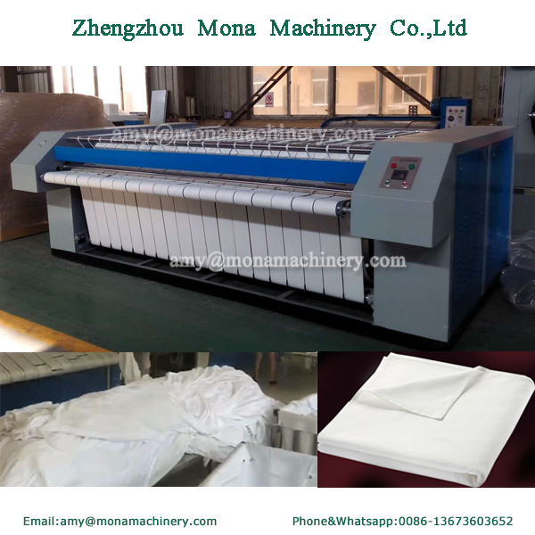 Hotel linen laundry equipment linen flat press ironer automatic ironing machine for garment