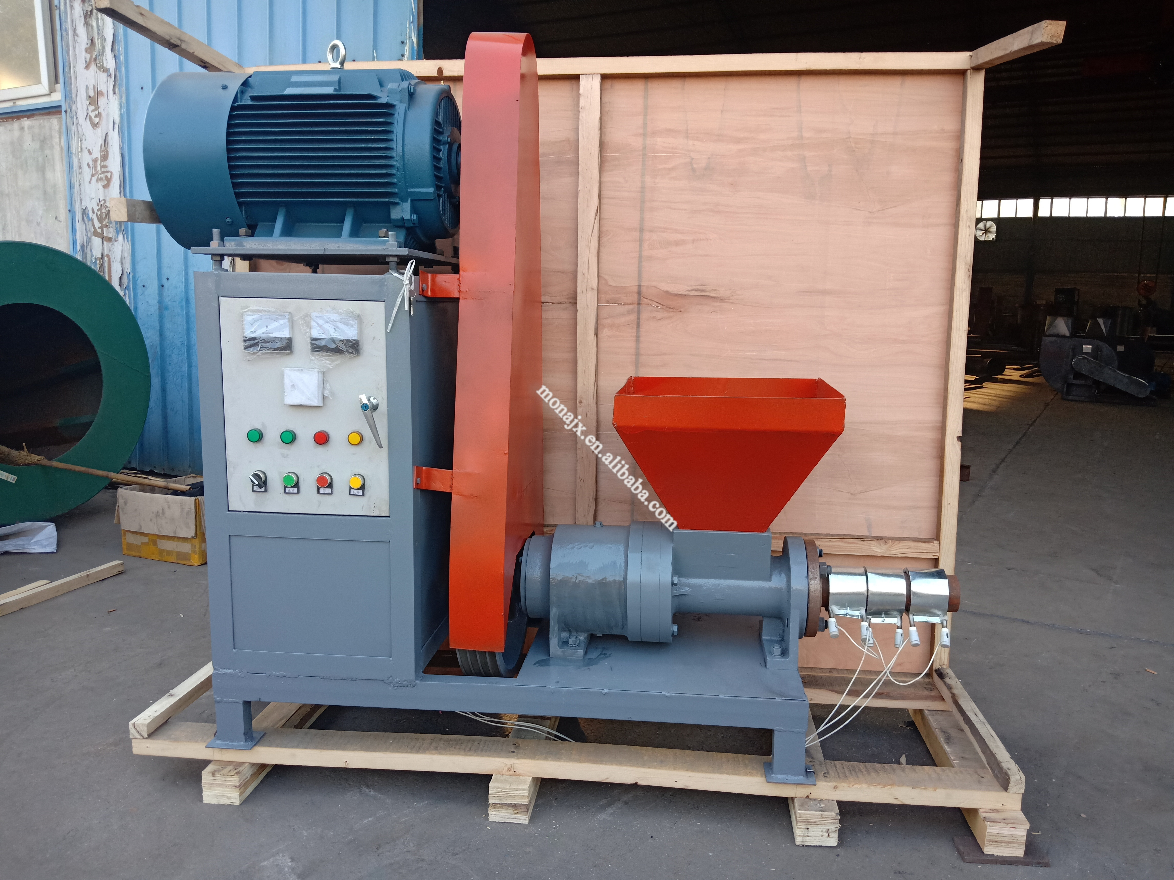 Factory Direct  Bio coconut shell Compressed Coal making machine_Shell_rice Husk_wood Sawdust Charcoal Briquette Making Machine