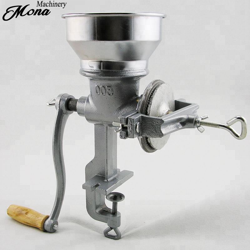 Hand Operated Grains Corn Mill Grinder with High Hopper