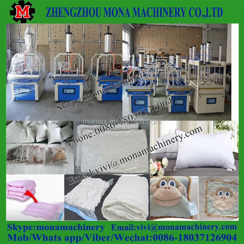 Automatic Compress Packing Machine / Pillow Cushion Vacuum Compressor / Foam Sponge Compress Baler Machine