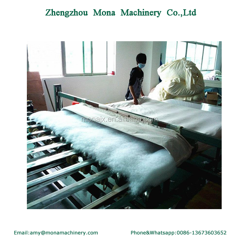 High quality wadding sintepon machine production line Polyester Sintepon Making machine filling quilt production line