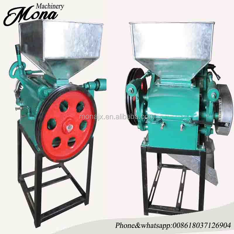 Small corn flattening machine oat flatting mill barley flakes mill/Cereal roller grinder machine