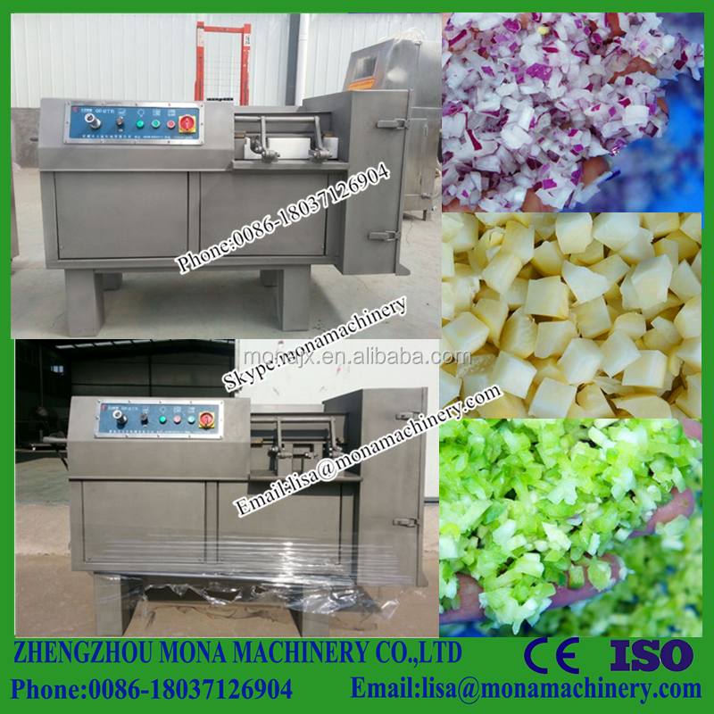 Commercial Fresh Beef Dice Cheese Cutter Cubic Chicken Dicer Frozen Meat Cube Cut Machine