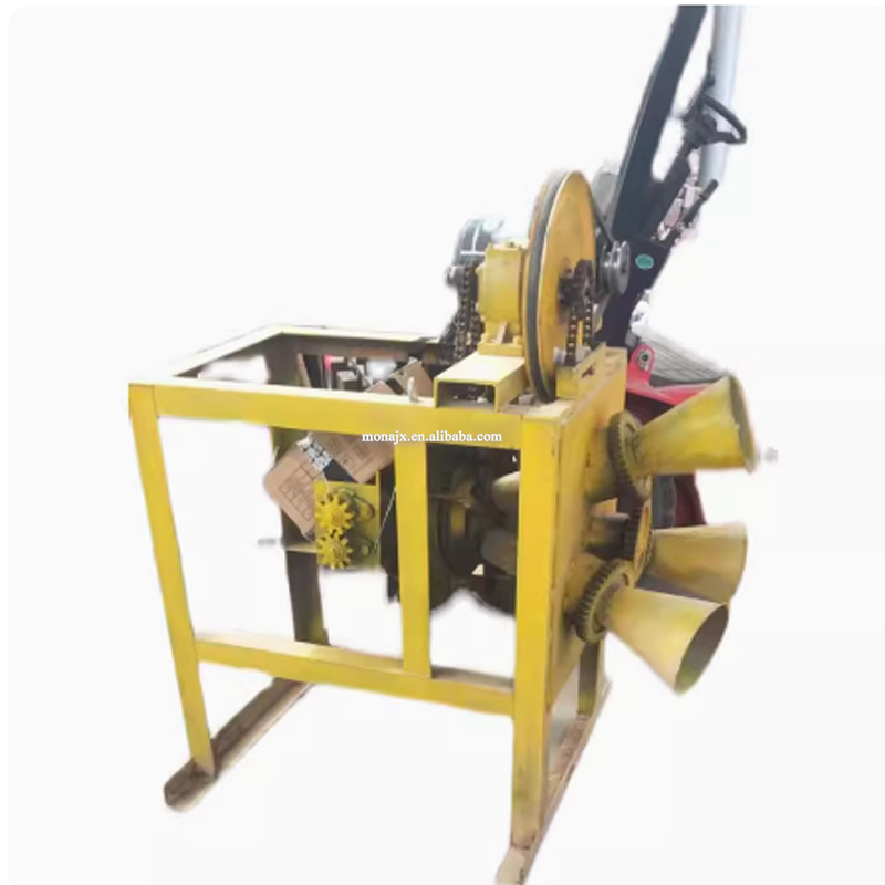 Super Quality High Efficient Straw Sisal Rope Making Machine / Grass Rope Machine