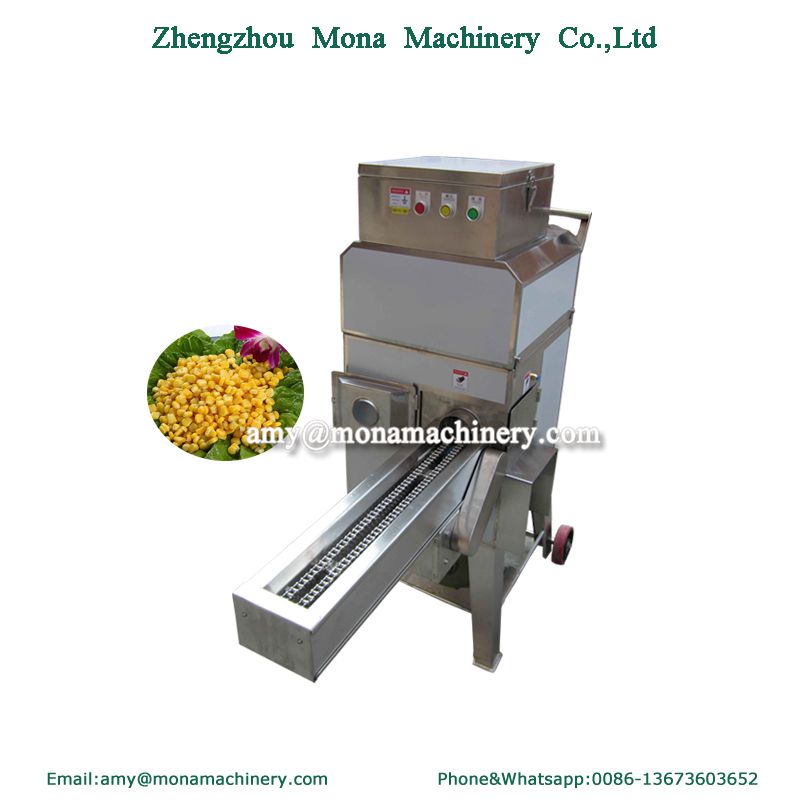 stainless steel fresh sweet corn maize stripper sheller cutter machine | corn stripping shelling machine price