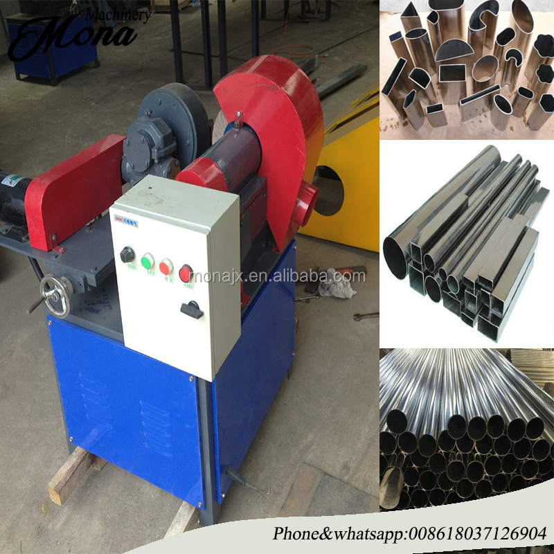 Round rod pipe tube polishing machine for mirror effect