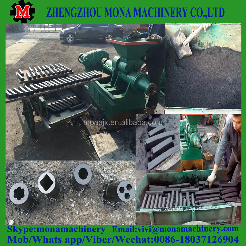 Hotsale Wood Charcoal Briquette Extrusion Machine Factory Lowest Price New type coal briquetting machine