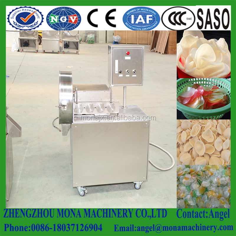 Pellet Snack Food Processing Line-Automatic Vietnam Prawn Crackers Maker | Pani Puri Making Machine