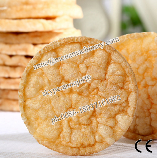 Automatic popped rice cracker making machine pop rice cake machine easy make money for small business