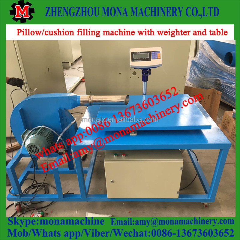 Automatic Ball Fiber Pillow Filling Cushion Stuffing Machine Wool Fiber Carding Machine price